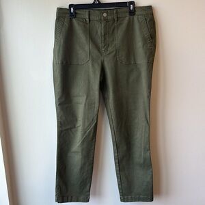 J. Crew Forest Green Trousers vintage straight cargo